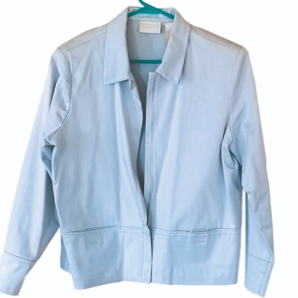 First Issue Liz Claiborne - Blue Suit Jacket Size 14